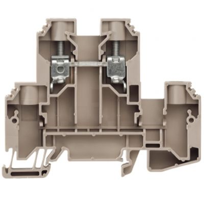 WEIDMULLER WDK 10 L Zacisk modułowy wielorzędowy, złącze śrubowe, 10 mm², 800 V, 57 A, liczba poziomów: 1, Ciemnobeżowy 1415510000 /50szt./ (1415510000)